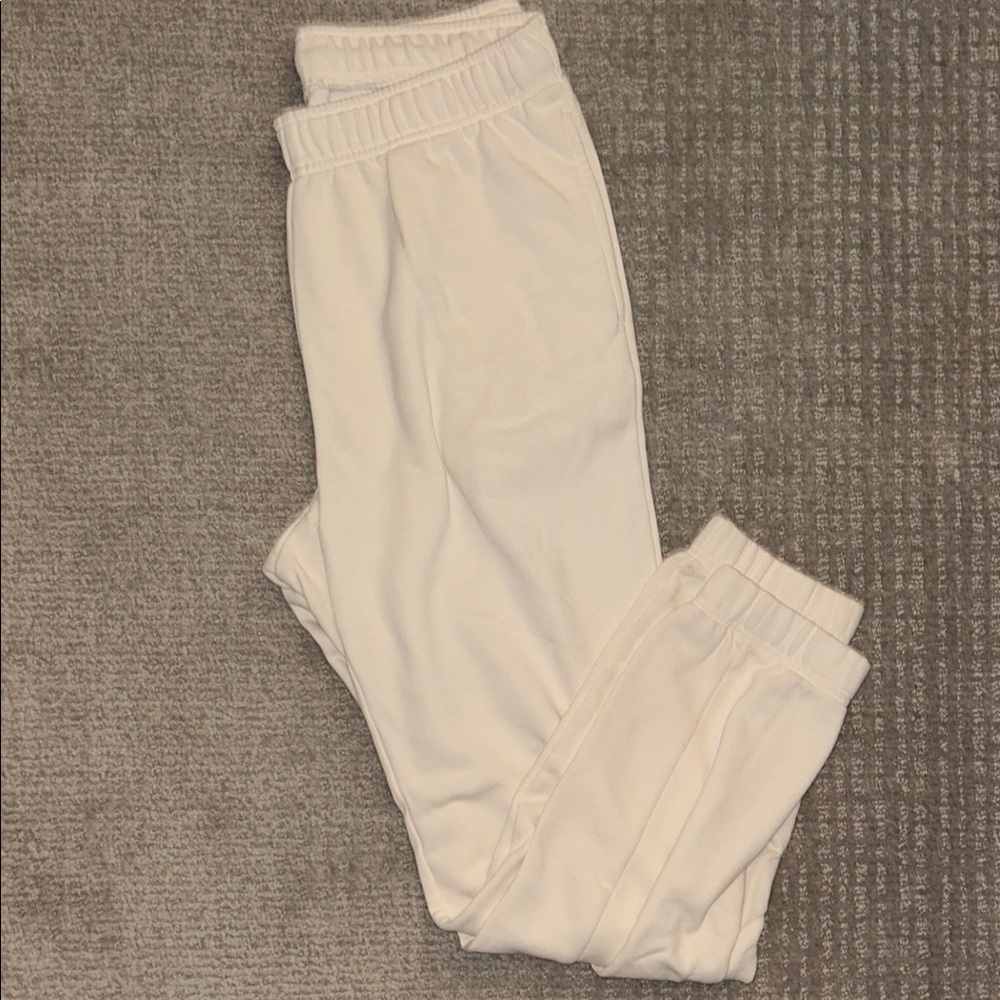 Bandier Cream Jogger Pants